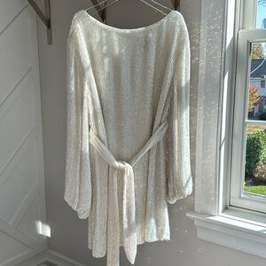 RETROFETE - Ivory Short Dress - Size Small